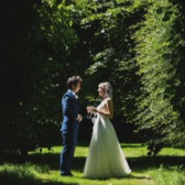 Garden wedding at Cosawes Barton