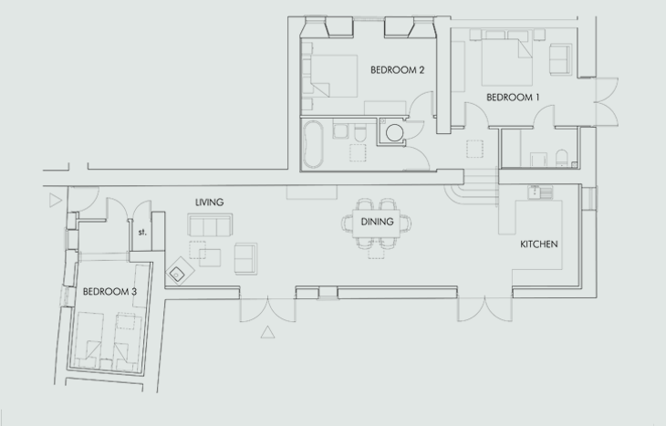 The Linhay Floor Plans Cosawes Barton